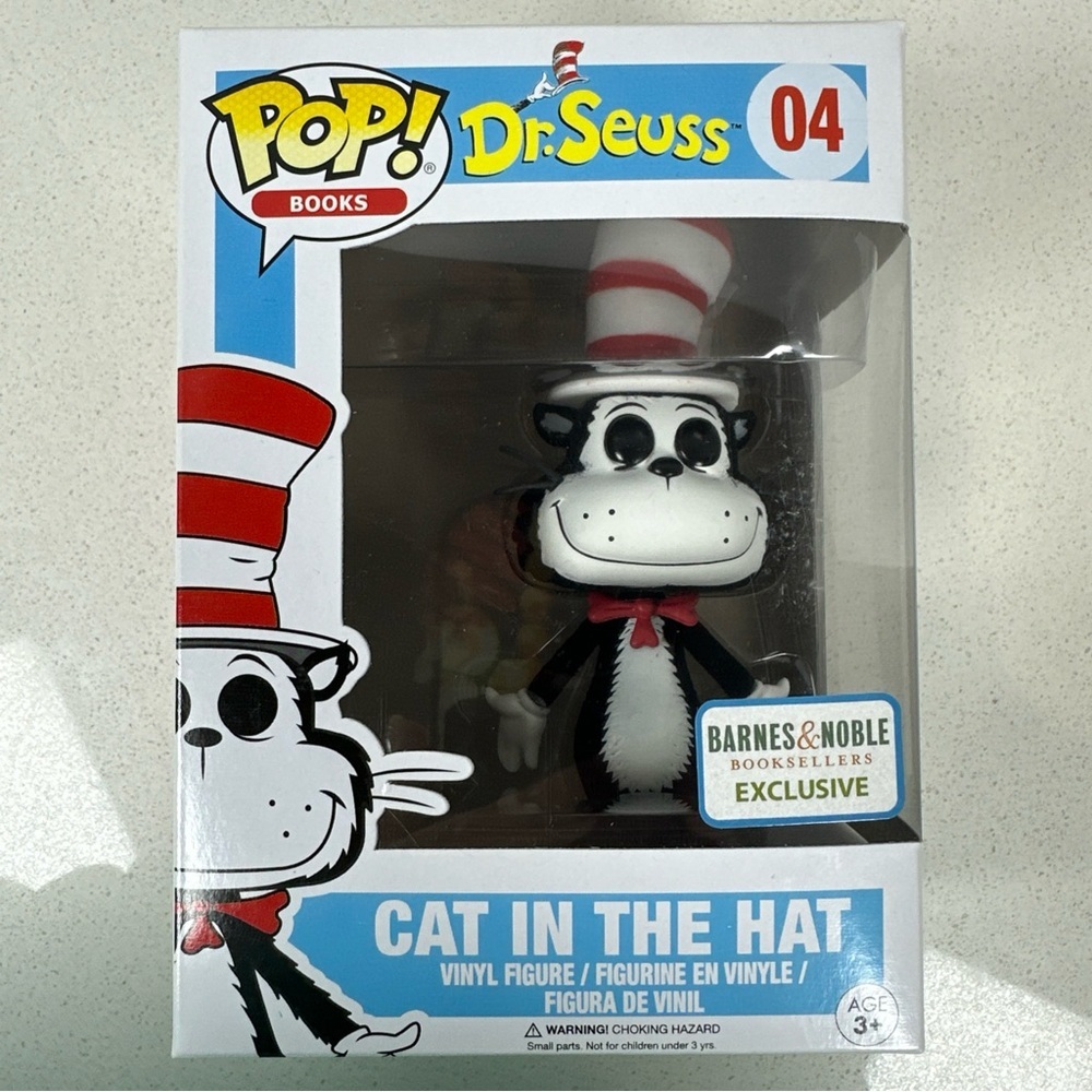 Funko Pop! Dr. Seuss Cat in the Hat #04 Barnes & Noble Exclusive Figure
